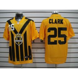 Cheap Ryan Clark Steelers Jersey #25 Yellow Throwback From China Elite