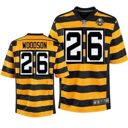 Cheap Rod Woodson Steelers Jersey #26 Yellow 80 Seasons From China Elite