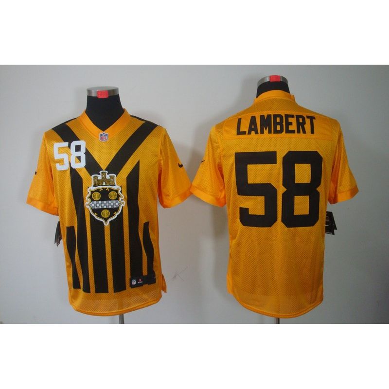 Cheap Jack Lambert Steelers Jersey #58 Yellow Throwback From China Elite Cheap Jack Lambert Steelers Jersey #58 Yellow Throwback From China Elite