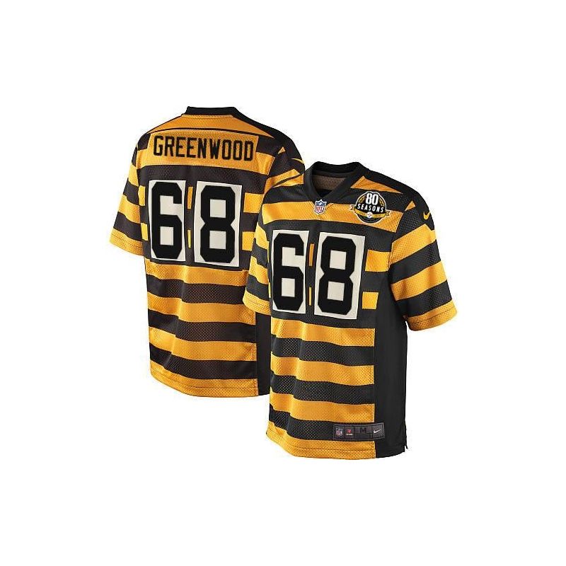 Cheap LC Greenwood Steelers Jersey #68 Yellow 80 Seasons From China Elite Cheap LC Greenwood Steelers Jersey #68 Yellow 80 Seasons From China Elite