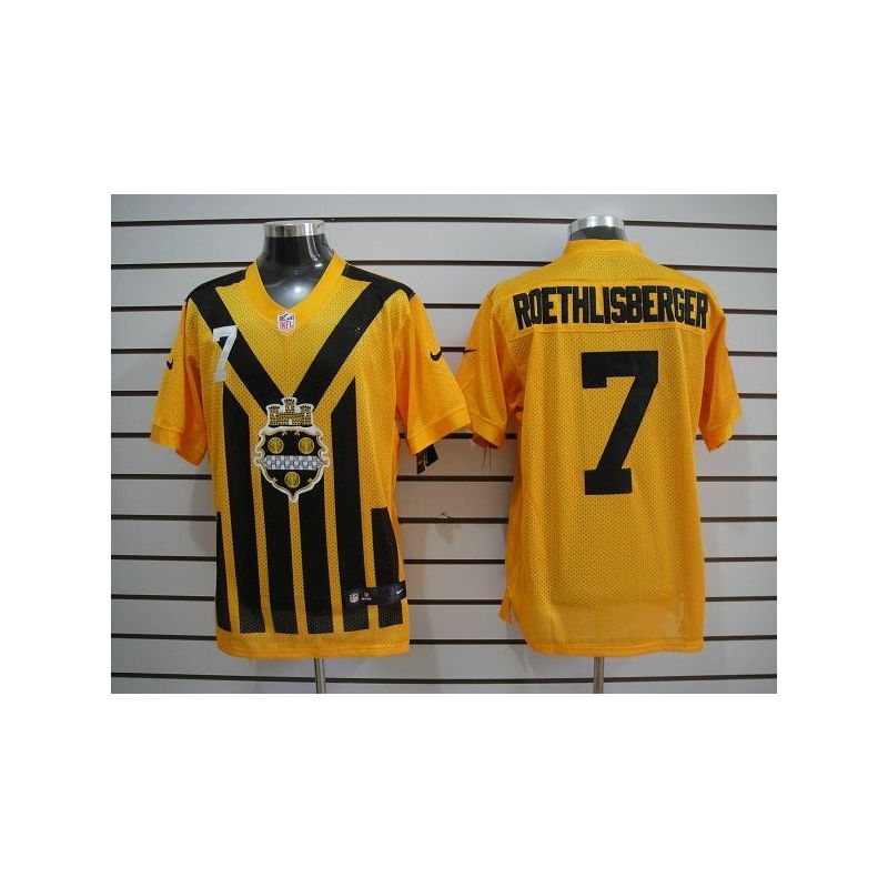 Cheap Ben Roethlisberger Steelers Jersey #7 Yellow Throwback China Elite Cheap Ben Roethlisberger Steelers Jersey #7 Yellow Throwback China Elite