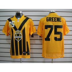 Cheap Joe Greene Steelers Jersey #75 Yellow Throwback From China Elite