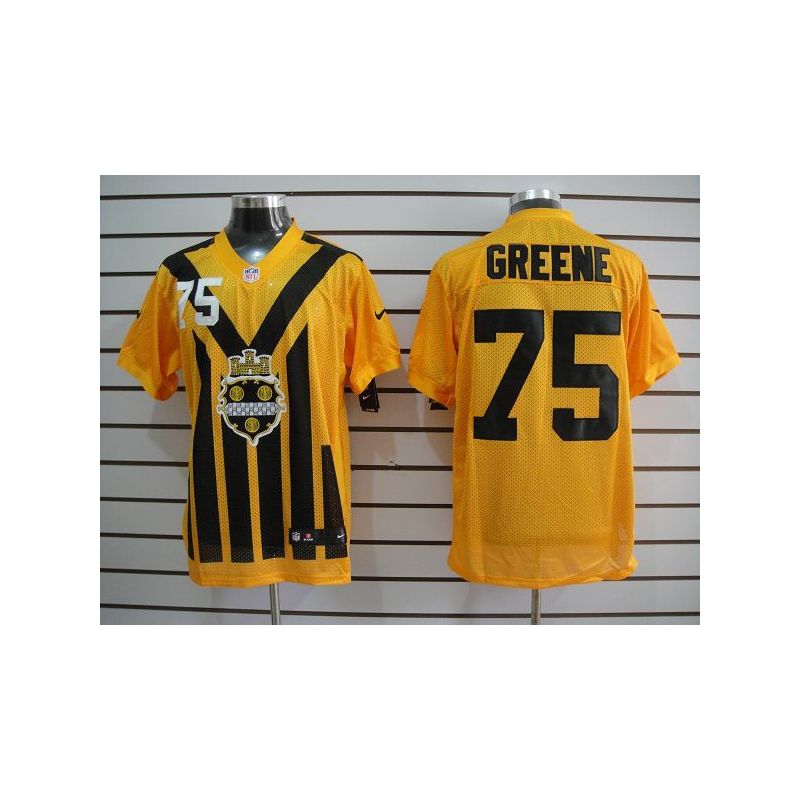 Cheap Joe Greene Steelers Jersey #75 Yellow Throwback From China Elite Cheap Joe Greene Steelers Jersey #75 Yellow Throwback From China Elite