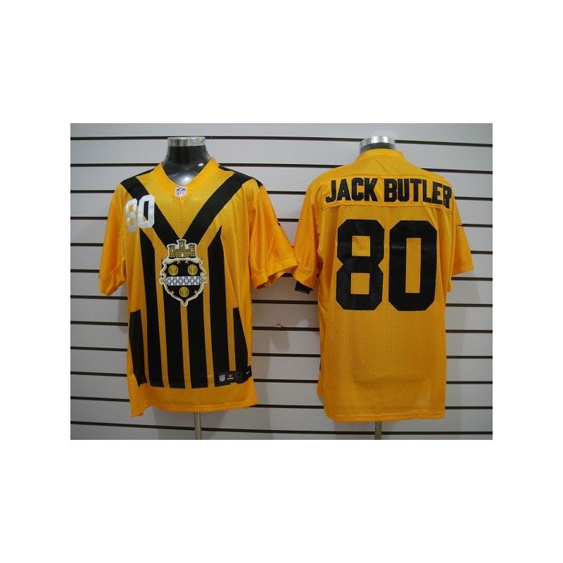 Cheap Jack Butler Steelers Jersey #80 Yellow Throwback From China Elite Cheap Jack Butler Steelers Jersey #80 Yellow Throwback From China Elite