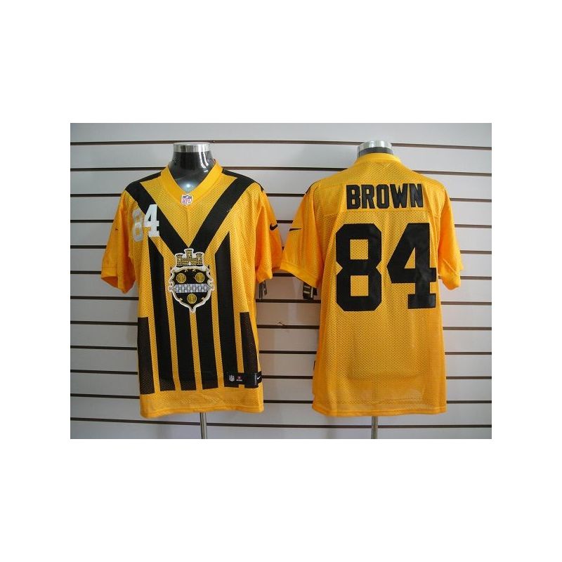 Cheap Antonio Brown Steelers Jersey #84 Yellow Throwback From China Elite Cheap Antonio Brown Steelers Jersey #84 Yellow Throwback From China Elite