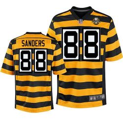 Cheap Emmanuel Sanders Steelers Jersey #88 Yellow 80 Seasons From China Elite
