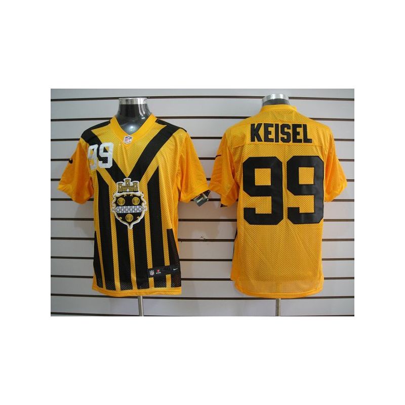 Cheap Brett Keisel Steelers Jersey #99 Yellow Throwback From China Elite Cheap Brett Keisel Steelers Jersey #99 Yellow Throwback From China Elite