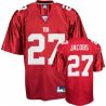 Cheap Brandon Jacobs Giants Jersey #27 Red From China