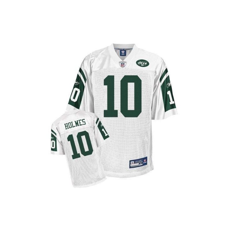 Cheap Santonio Holmes Jets Jersey #10 White From China