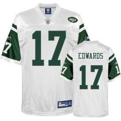 Cheap Braylon Edwards Jets Jersey #17 White From China