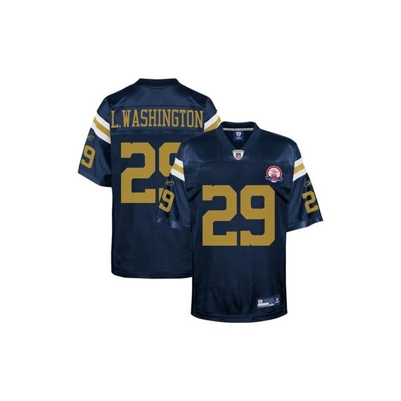 Cheap Washington Leon Jets Jersey #29 Blue 50th From China