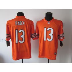 Cheap Johnny Knox Bears Jersey #13 Orange From China Limited
