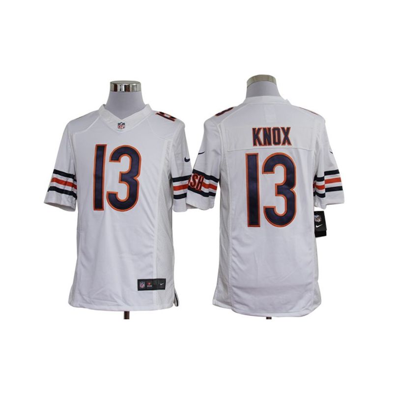 Cheap Johnny Knox Bears Jersey #13 White From China Limited