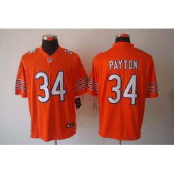 Cheap Walter Payton Bears Jersey #34 Orange From China Limited