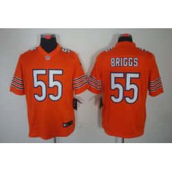 Cheap Lance Briggs Bears Jersey #55 Orange From China Limited