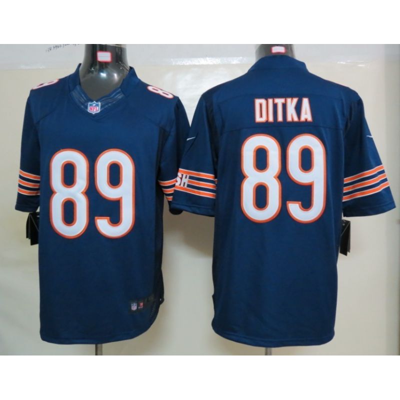 Cheap Mike Ditka Bears Jersey #89 Blue From China Limited