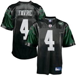 Cheap Brett Favre Jets Jersey #4 Black From China