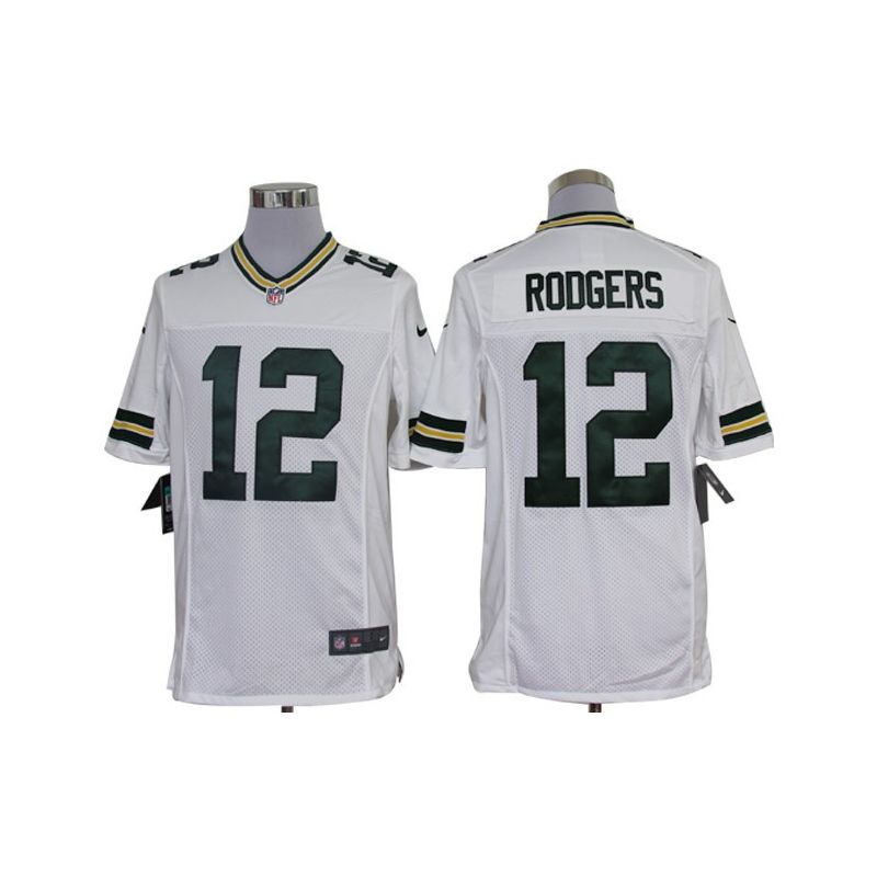 Cheap Aaron Rodgers Packers Jersey #12 White From China Limited