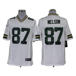 Cheap Jordy Nelson Packers Jersey #87 White From China Limited