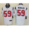 Cheap Whitney Mercilus Texans Jersey #59 White From China Limited