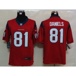 Cheap Owen Daniels Texans Jersey #81 Red From China Limited
