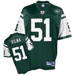 Cheap Jonathan Vilma Jets Jersey #51 Green From China