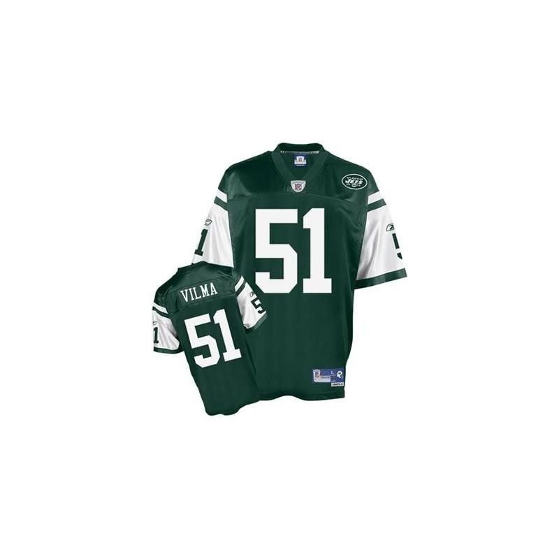 Cheap Jonathan Vilma Jets Jersey #51 Green From China