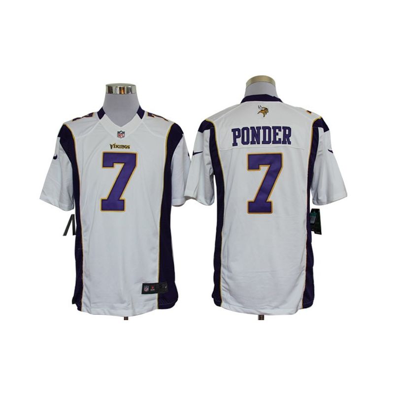 Cheap Christian Ponder Vikings Jersey #7 White From China Limited Cheap Christian Ponder Vikings Jersey #7 White From China Limited