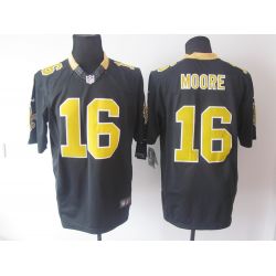 Cheap Lance Moore Saints Jersey #16 Black From China Limited