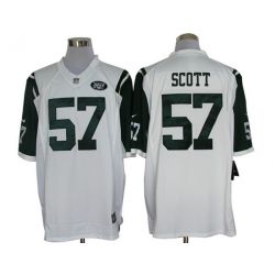 Cheap Bart Scott Jets Jersey #57 White From China Limited