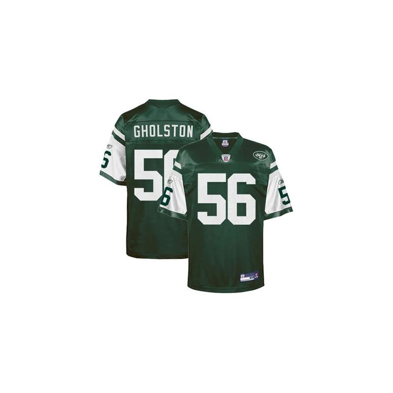 Cheap Vernon Gholston Jets Jersey #56 Green From China