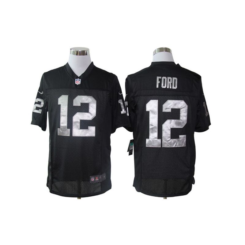 Cheap Jacoby Ford Raiders Jersey #12 Black From China Limited Cheap Jacoby Ford Raiders Jersey #12 Black From China Limited
