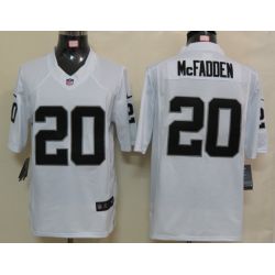 Cheap Darren McFadden Raiders Jersey #20 White From China Limited