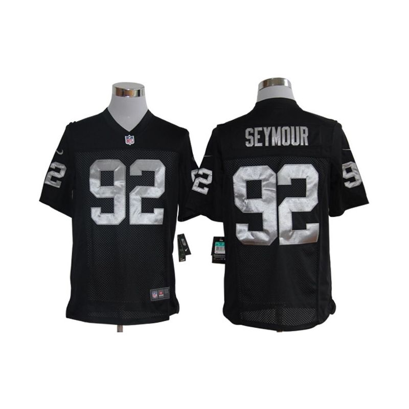 Cheap Richard Seymour Raiders Jersey #92 Black From China Limited Cheap Richard Seymour Raiders Jersey #92 Black From China Limited