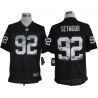 Cheap Richard Seymour Raiders Jersey #92 Black From China Limited