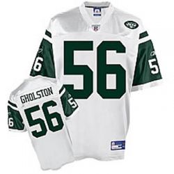 Cheap Vernon Gholston Jets Jersey #56 White From China