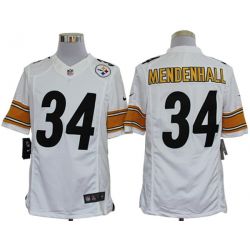 Cheap Rashard Mendenhall Steelers Jersey #34 White From China Limited