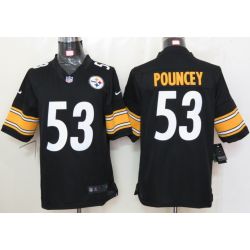 Cheap Maurkice Pouncey Steelers Jersey #53 Black From China Limited