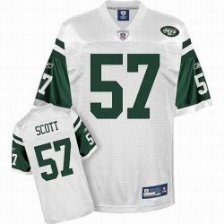 Cheap Bart Scott Jets Jersey #57 White From China