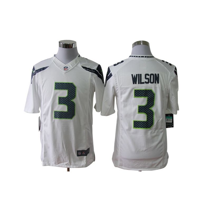 Cheap Russell Wilson Seahawks Jersey #3 White From China Limited