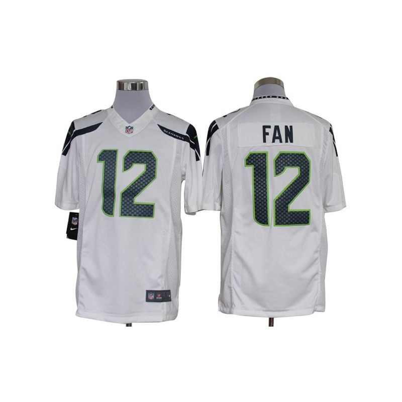 Cheap 12th Fan Seahawks Jersey #12 White From China Limited