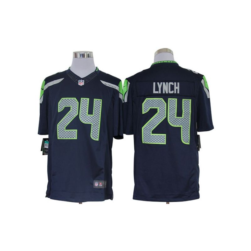 Cheap Marshawn Lynch Seahawks Jersey #24 Blue From China Limited