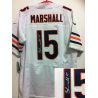 Cheap Brandon Marshall Bears Jersey #15 White From China Autographed Elite