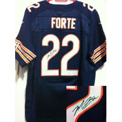 Cheap Matt Forte Bears Jersey #22 Blue From China Autographed Elite