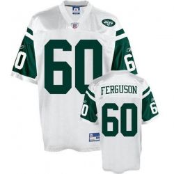 Cheap D Brickashaw Ferguson Jets Jersey #60 White From China