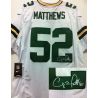 Cheap Clay Matthews Packers Jersey #52 White From China Autographed Elite