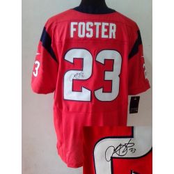 Cheap Arian Foster Texans Jersey #23 Red From China Autographed Elite
