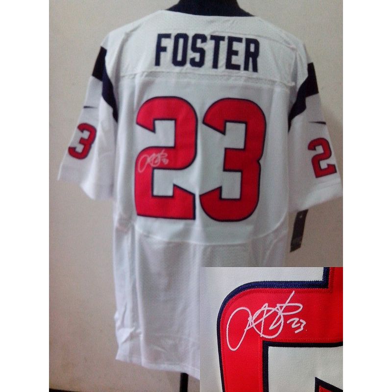Cheap Arian Foster Texans Jersey #23 White From China Autographed Elite Cheap Arian Foster Texans Jersey #23 White From China Autographed Elite