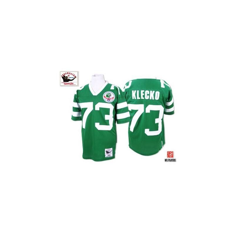 Cheap Joe Klecko Jets Jersey #73 Green Throwback From China