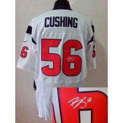 Cheap Brian Cushing Texans Jersey #56 White From China Autographed Elite